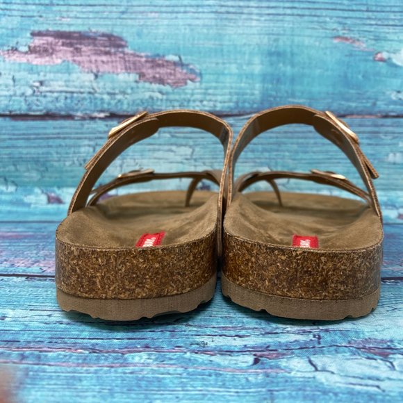 UNIONBAY Women's Melody Flat Sandal Rose Gold SZ 6 - Picture 6 of 9